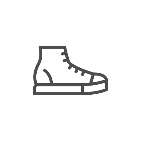 Sneaker line iconの写真素材