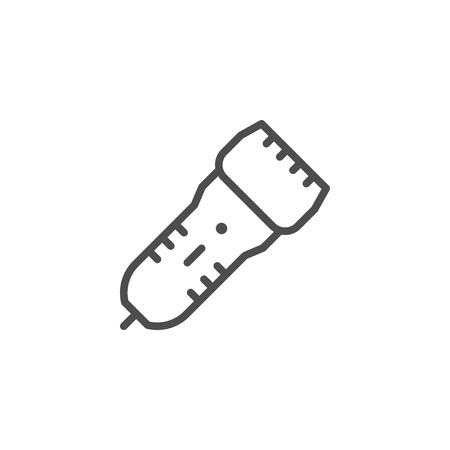 Clipper line icon isolated on white. Vector illustrationのイラスト素材