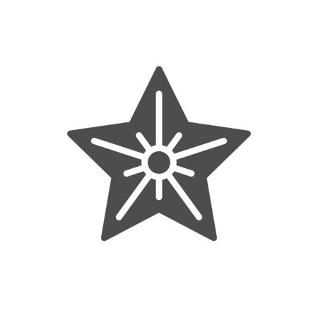 Star icon. Simple symbol conceptのイラスト素材