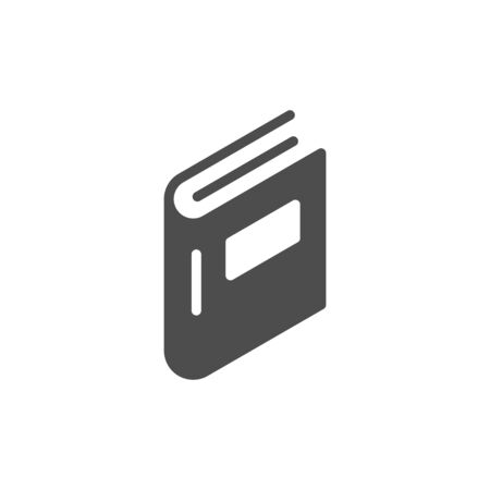 Book glyph icon and education conceptのイラスト素材