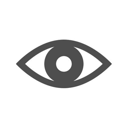 Eye glyph icon or vision conceptのイラスト素材