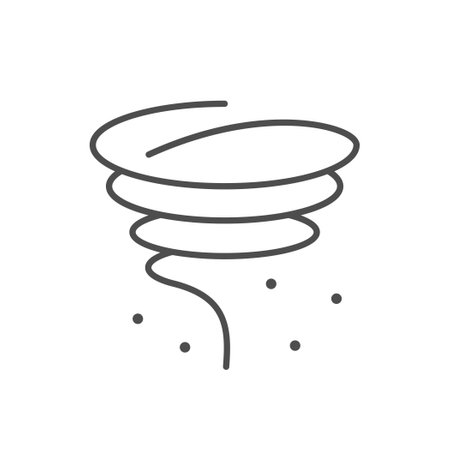 Smell or steam line iconのイラスト素材