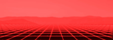 Futuristic red background. 3d rendering, 3d illustration.の写真素材