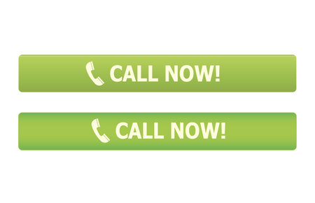 Call now button. green gradient. Vector illustrationのイラスト素材