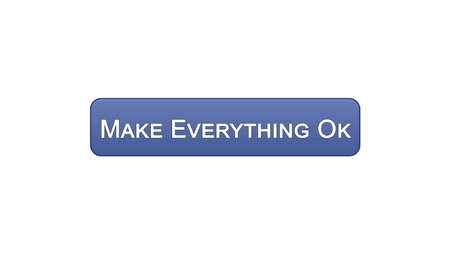 Make everything ok web interface button violet color, internet site design, stock footage