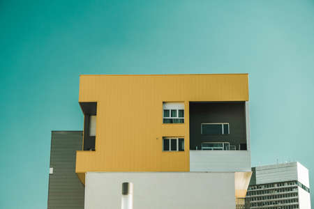 Paris, France 28-04-2021: new building in nanterre universityのeditorial素材