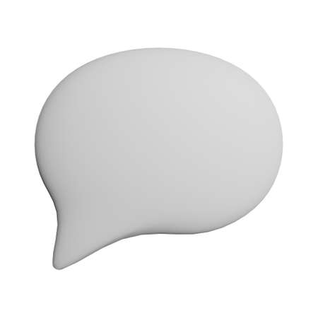 Chat comment messages inbox communication 3d rendering illustrationの写真素材