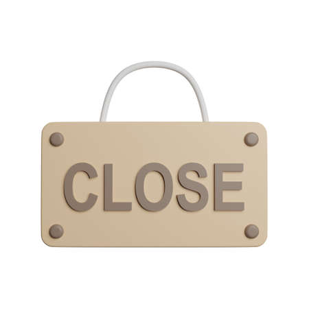 Closed information 3d rendering illustrationの写真素材