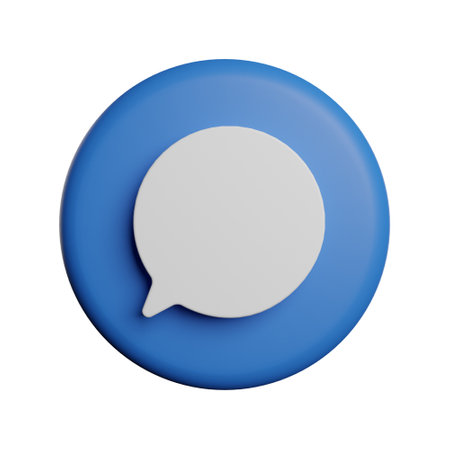 Comment buble speech 3d rendering illustrationの写真素材