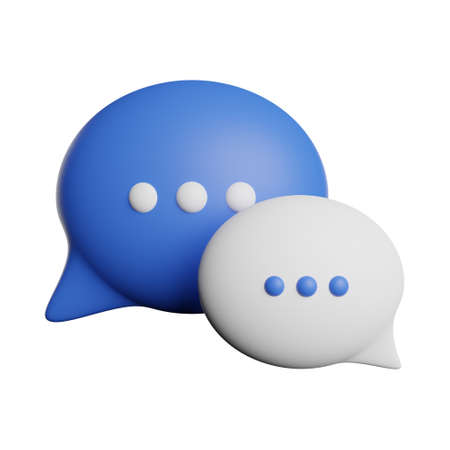 Comment buble speech 3d rendering illustrationの写真素材