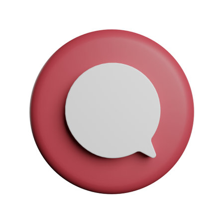 Comment buble speech 3d rendering illustrationの写真素材