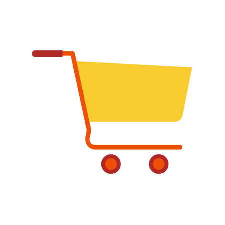 Shopping Cart for market mall productのイラスト素材