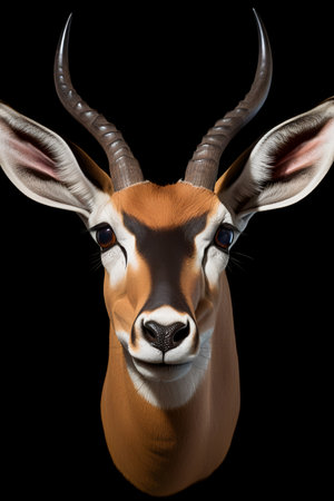 Photo of Springbok on savanna at sunsetの素材