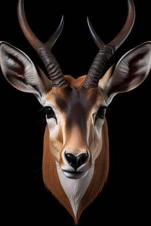Photo of Springbok on savanna at sunsetの素材