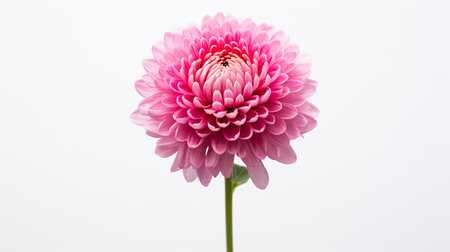 Photo of beautiful Everlasting flower isolated on white backgroundの素材