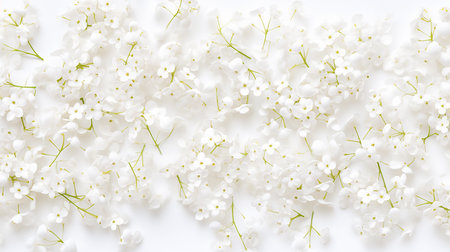 Babys Breath flower patterned backgroundの素材