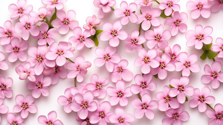 Candytuft flower patterned backgroundの素材