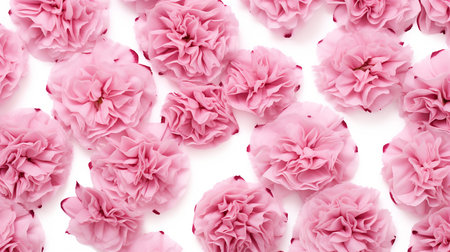 Carnation flower patterned backgroundの素材