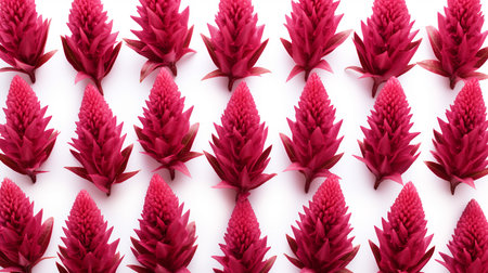 Celosia flower patterned backgroundの素材