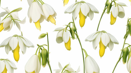 Dutchmans flower patterned backgroundの素材