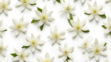 Edelweiss flower patterned backgroundの素材