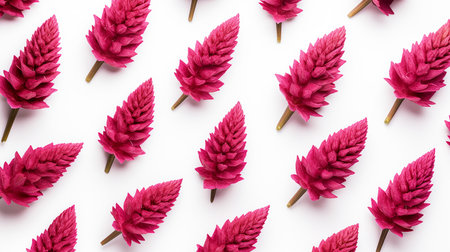 Celosia flower patterned backgroundの素材