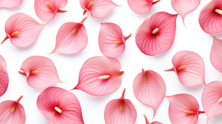 Flamingo flower patterned backgroundの素材