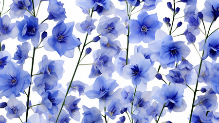 Delphinium flower patterned backgroundの素材