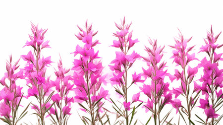Fireweed flower patterned backgroundの素材