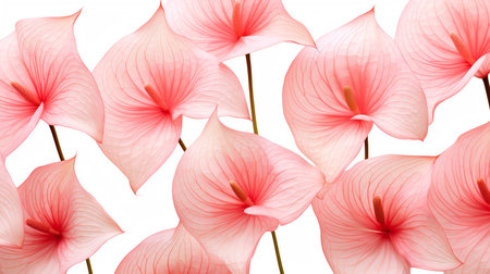 Flamingo flower patterned backgroundの素材