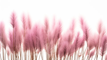 Fountain Grass flower patterned backgroundの素材
