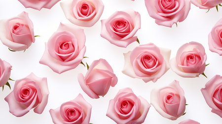 Rose flower patterned backgroundの素材