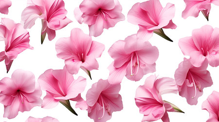 Gladiola flower patterned backgroundの素材