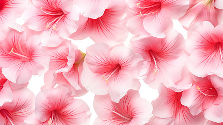 Gladiola flower patterned backgroundの素材