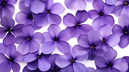 Violet flower patterned backgroundの素材