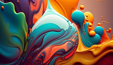 Abstract liquid backgroundの素材