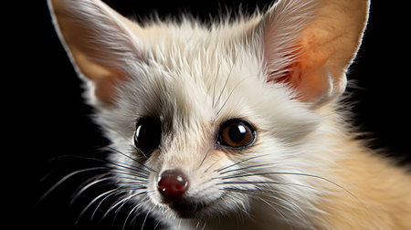Close-up photo of a Fennec Fox looking any direction in the Desertの素材