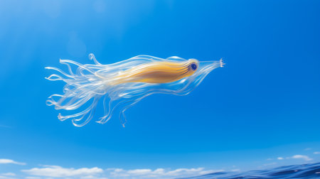 Photo of a Nudibranch under Blue Skyの素材