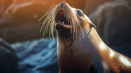 Wildlife photography of Photo of Sea Lionの素材