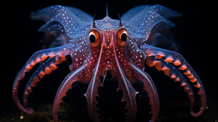 Wildlife photography of Photo of Vampire Squidの素材