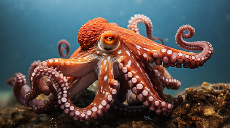 Wildlife photography of Photo of Octopusの素材