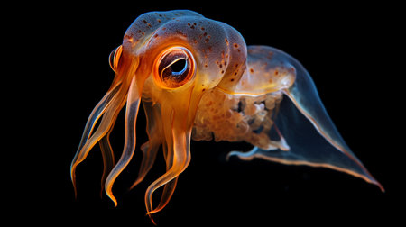 Wildlife photography of Photo of Vampire Squidの素材