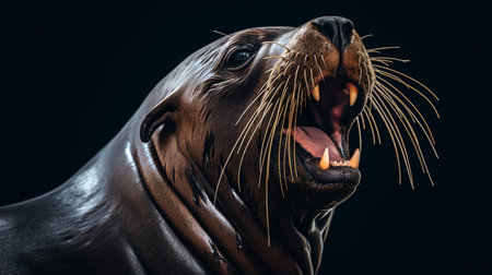 Wildlife photography of Photo of Sea Lionの素材