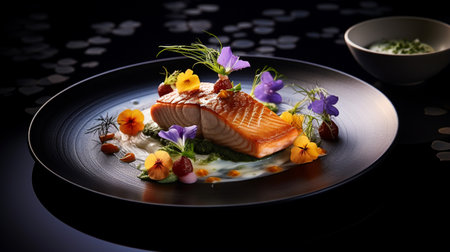 Photo of Ghoriba as a dish in a high-end restaurantの素材