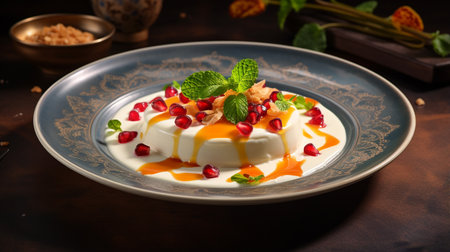 Photo of Faloodeh as a dish in a high-end restaurantの素材