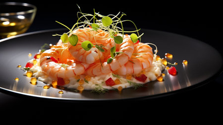 Photo of Shrimp Cocktail as a dish in a high-end restaurantの素材