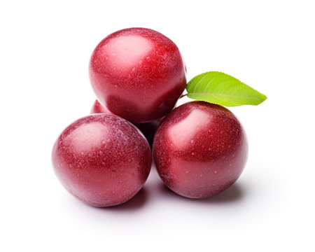 Photo of Batako plum isolated on white backgroundの素材