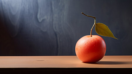 Photo of Buni fruit on a minimalist tableの素材