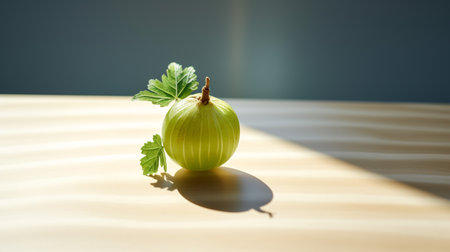 Photo of Gooseberry on a minimalist tableの素材
