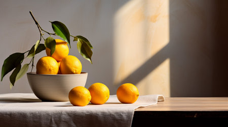 Photo of Jambol on a minimalist tableの素材